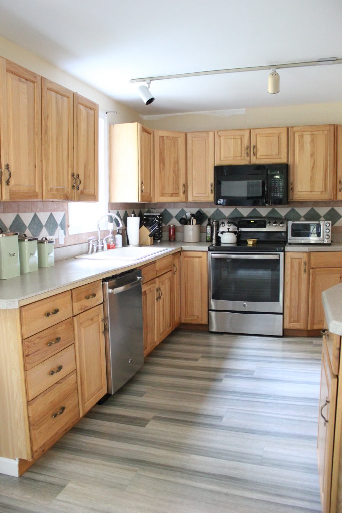 Kitchen Progress: Pergo Flooring Before and After - Lauren ... (683 x 1024 Pixel)